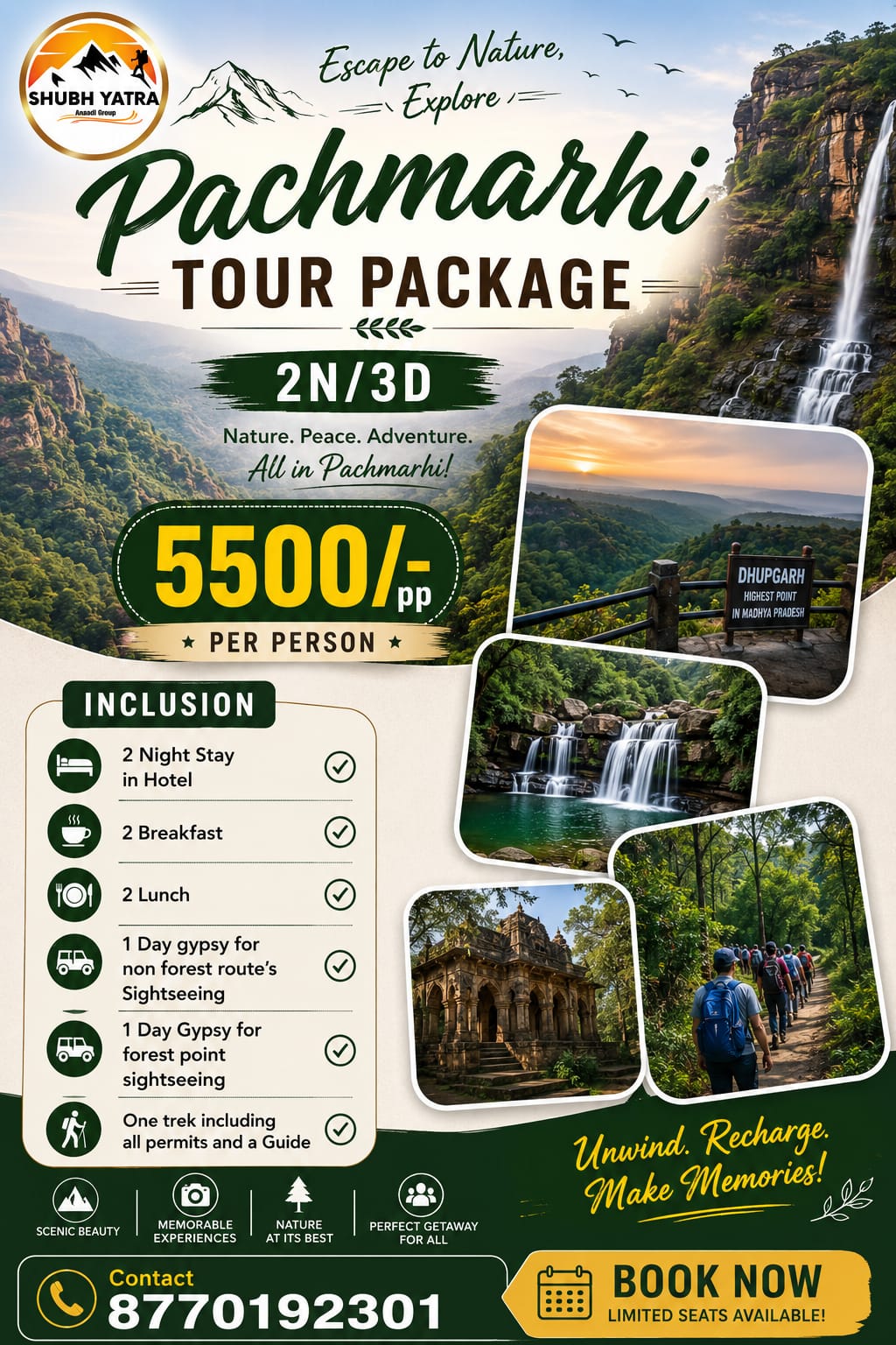 Pachmarhi Tour